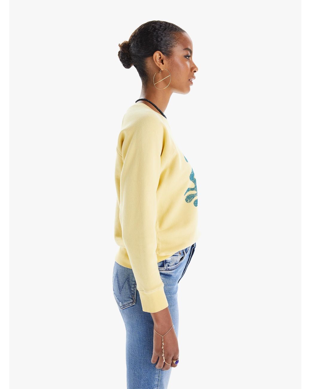 Mother Cotton The Square in Yellow | Lyst