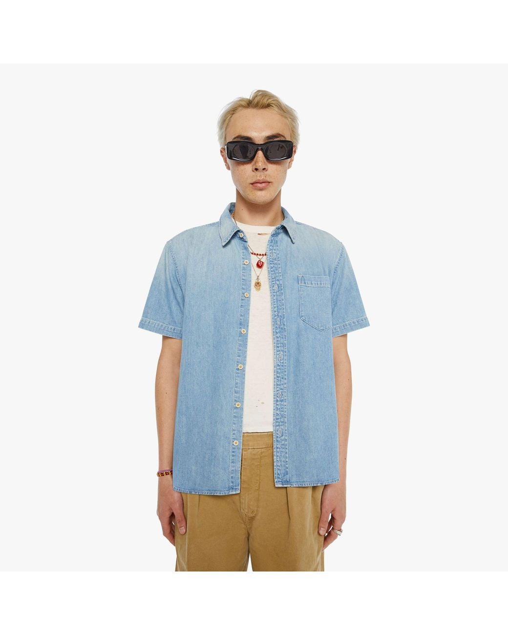 Mother Blue The S/S Back for men