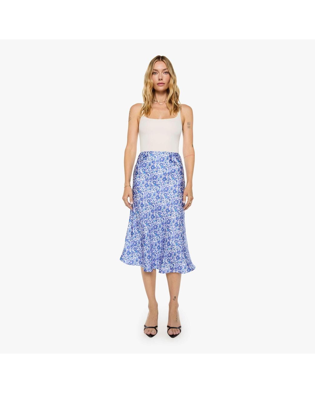 La Prestic Ouiston Blue Nola Skirt Betsy Bleu
