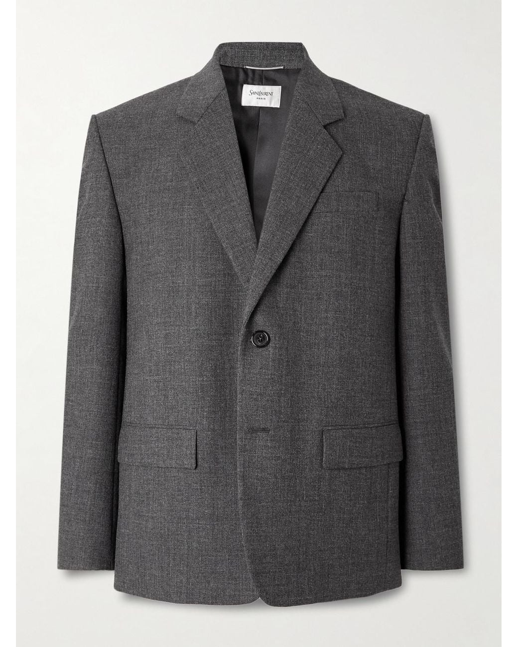 Saint Laurent Black Wool Blazer for men