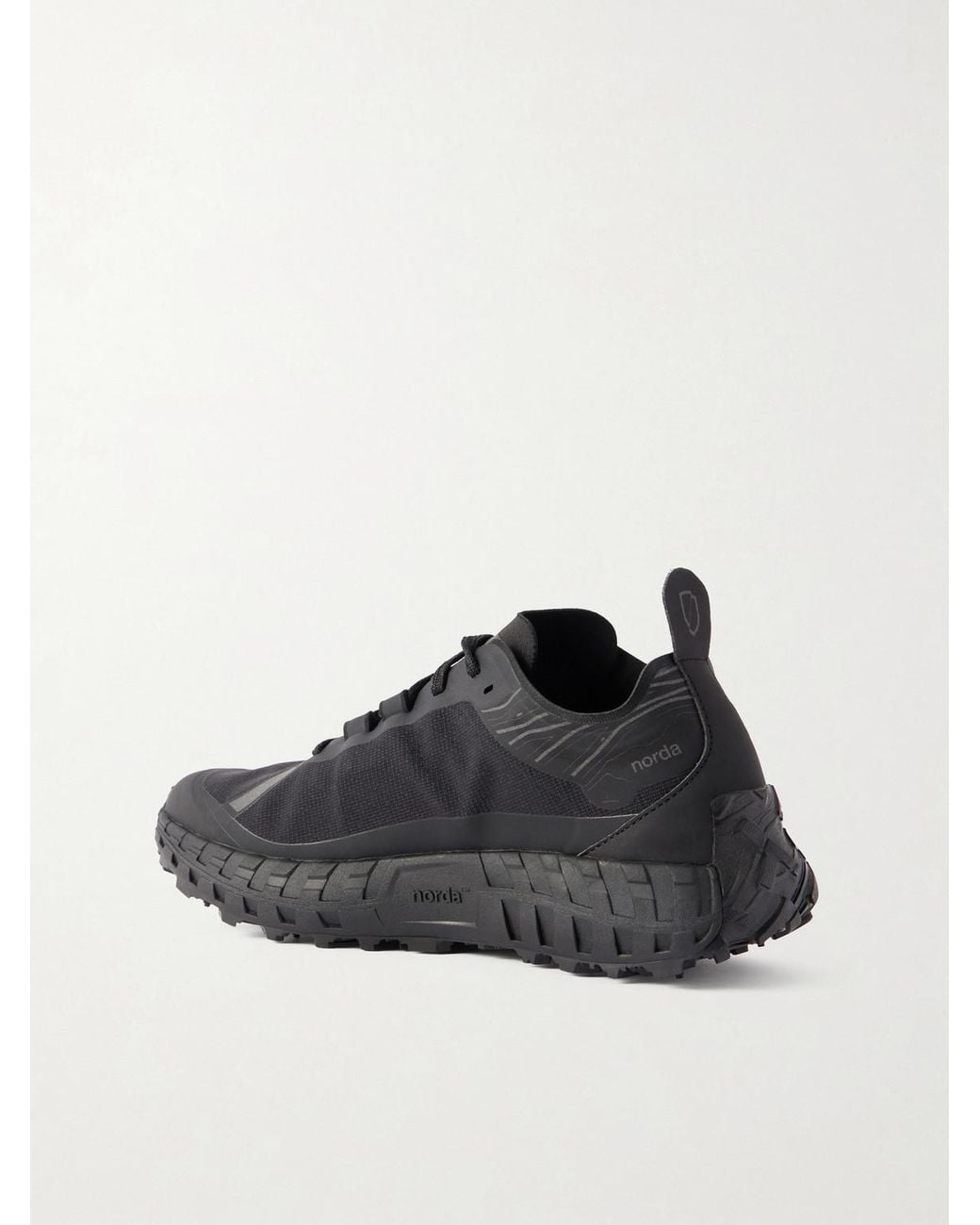 Norda Black 001A Dyneema Running Sneakers for men