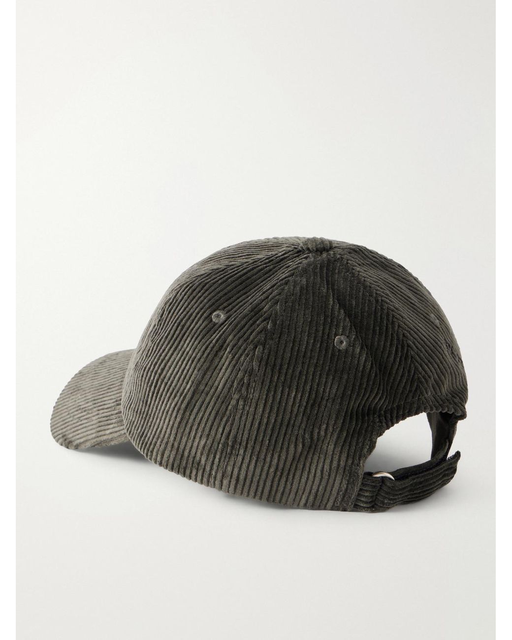 NN07 Black Dad 50004 Organic Cotton-Corduroy Cap for men