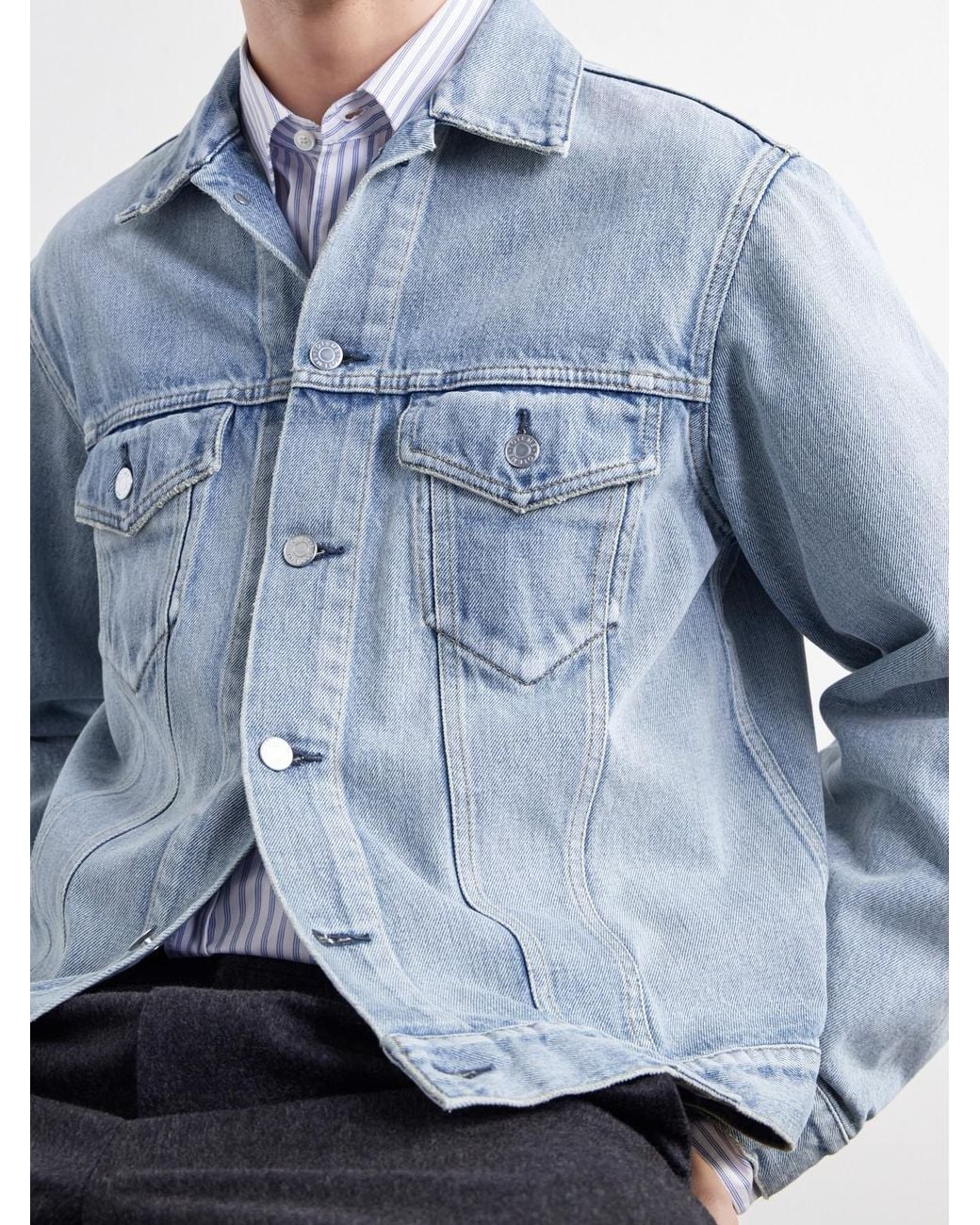 Totême Blue Denim Jacket for men