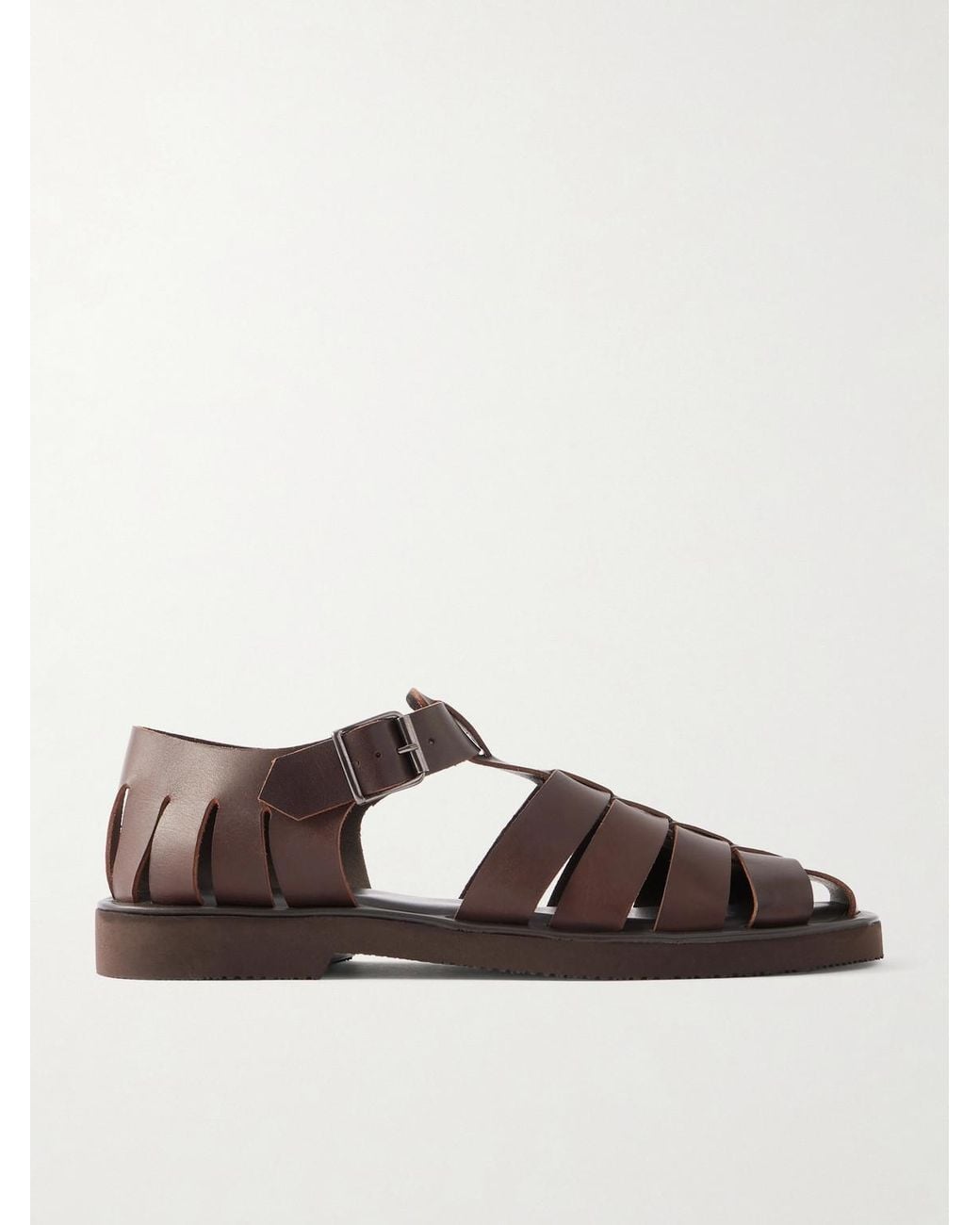 Mr P. Brown Fisherman Leather Sandals for men
