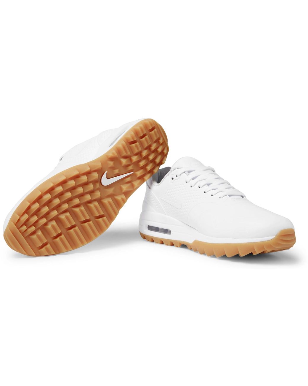 Nike Air Max 1g Coated Mesh Golf Shoes in White for Men | Lyst Australia