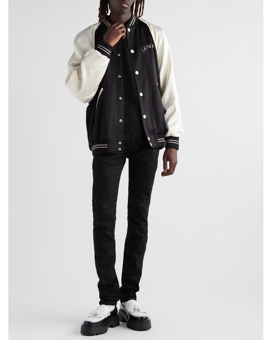 Wool And Cashmere-Blend Sweater di Céline in Black da Uomo