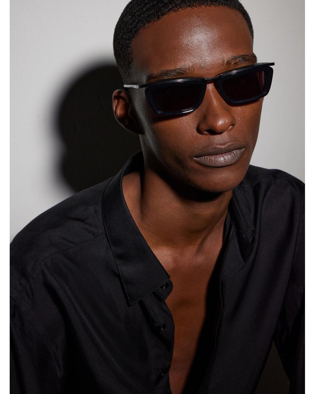 Jacques Marie Mage Gray Haider Ackermann Melchior Square Frame Sunglasses for men
