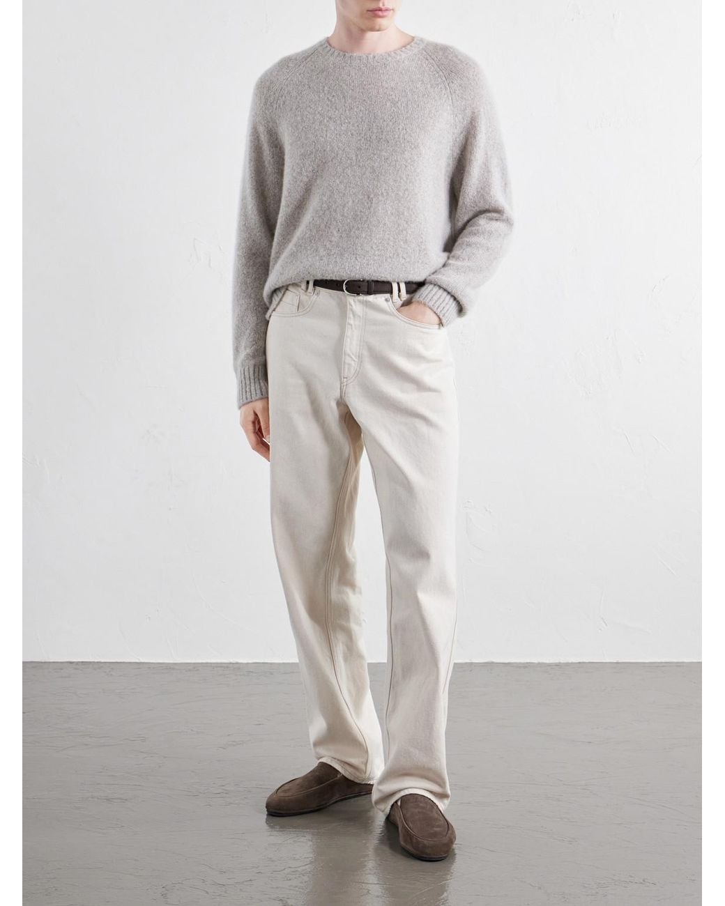STÒFFA Natural Straight-Leg Jeans for men