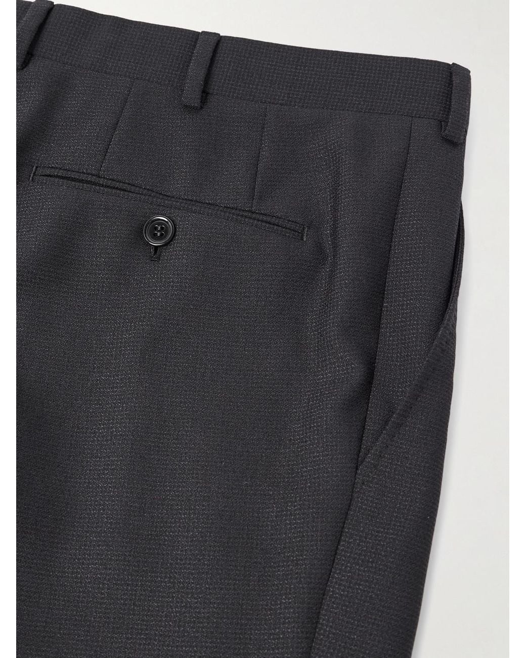 Brioni Blue Straight-leg Wool Suit Trousers for men