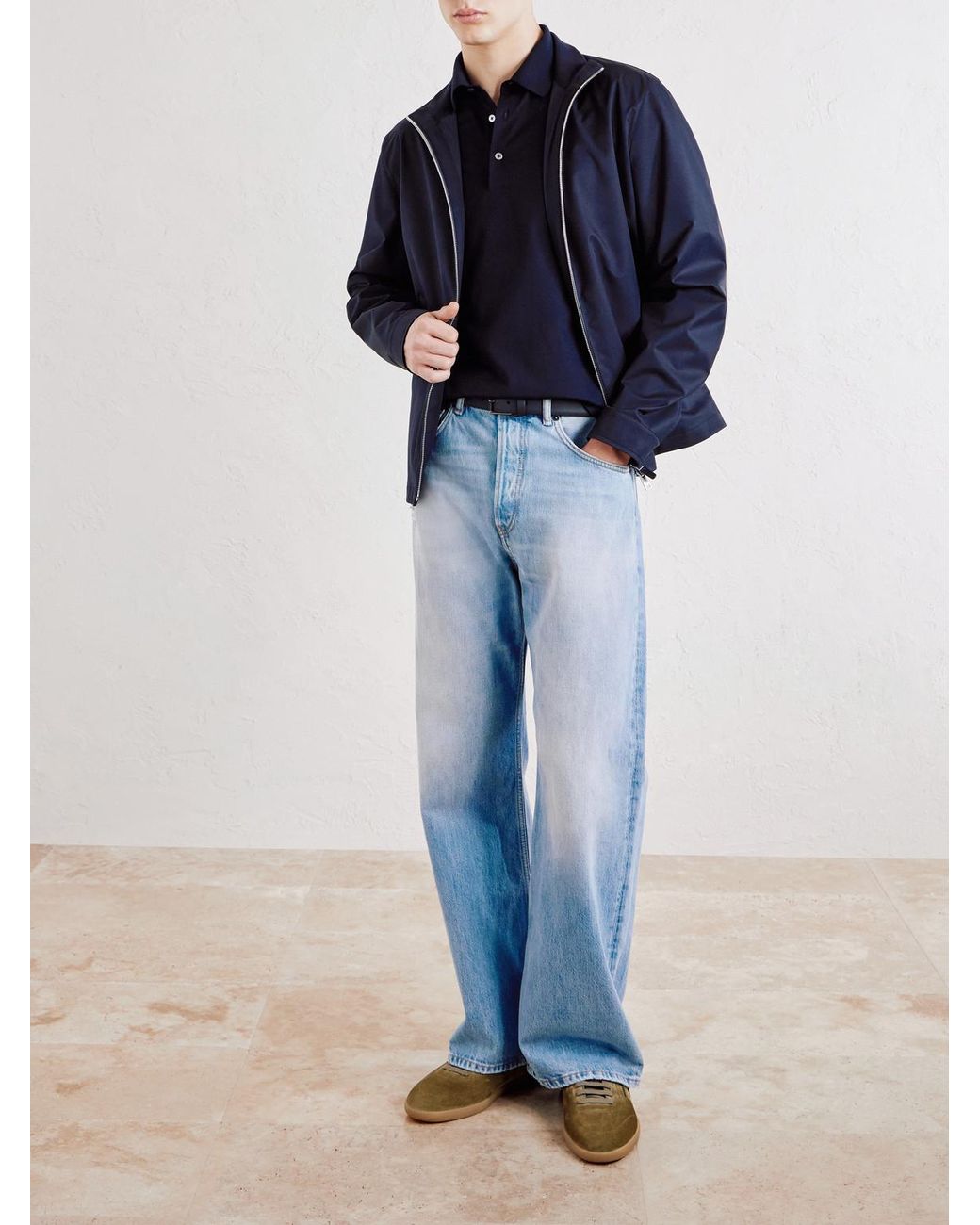 Polo di Zegna in Blue da Uomo