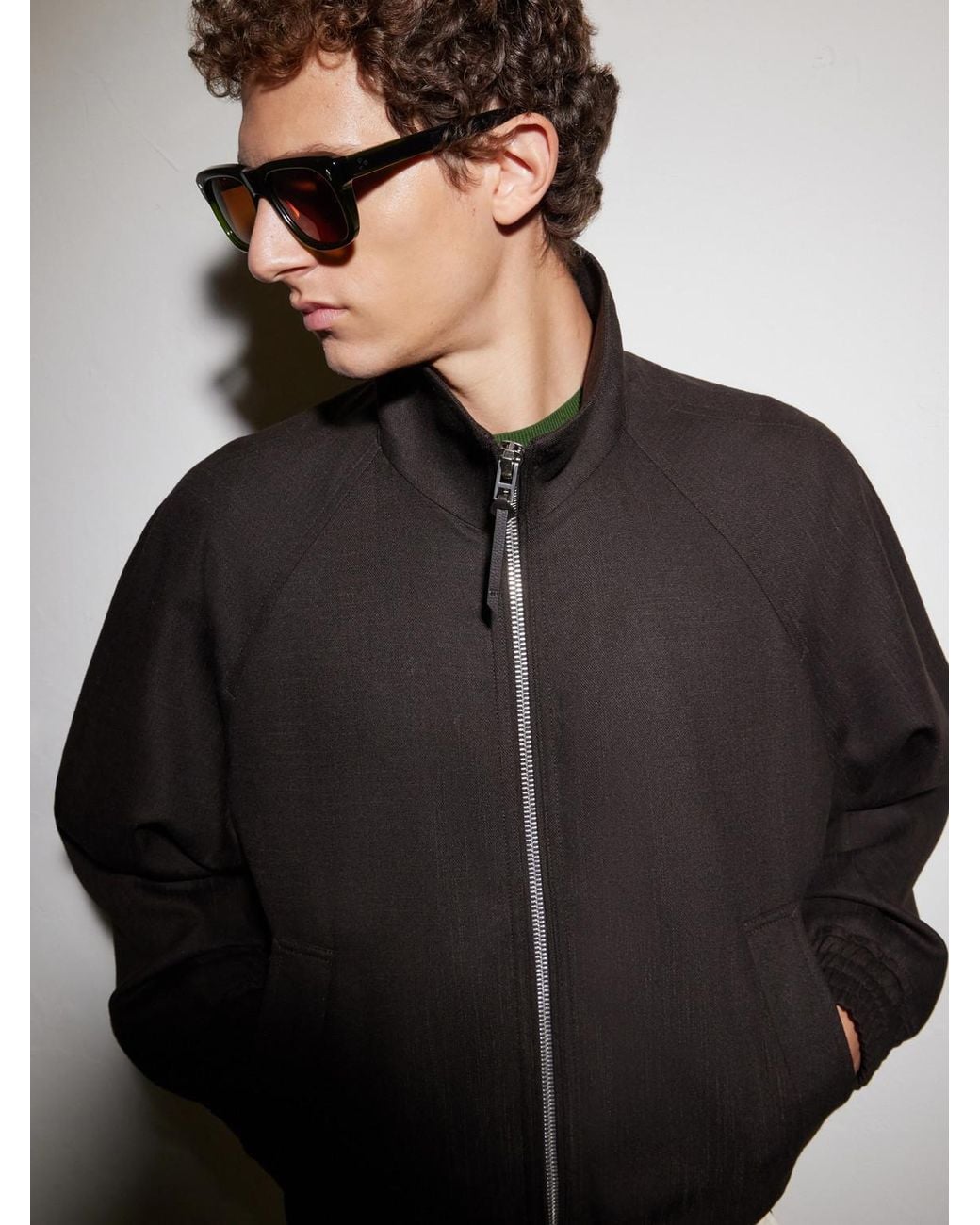 Jacques Marie Mage Black Yves Oversized Square-Frame Acetate Sunglasses for men