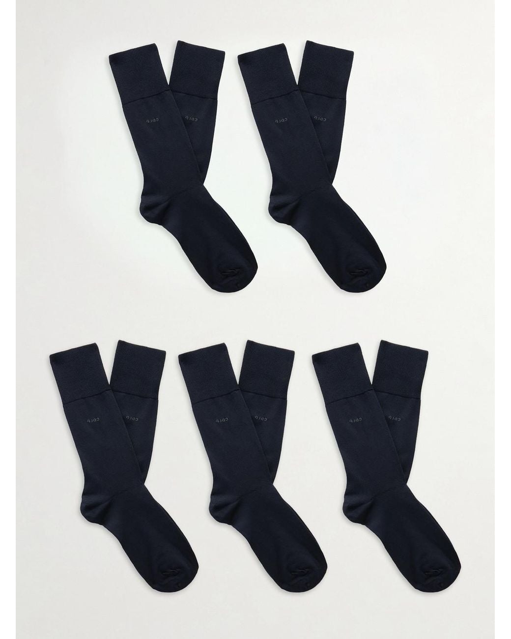CDLP Blue Pack Of Five Knitted Socks for men