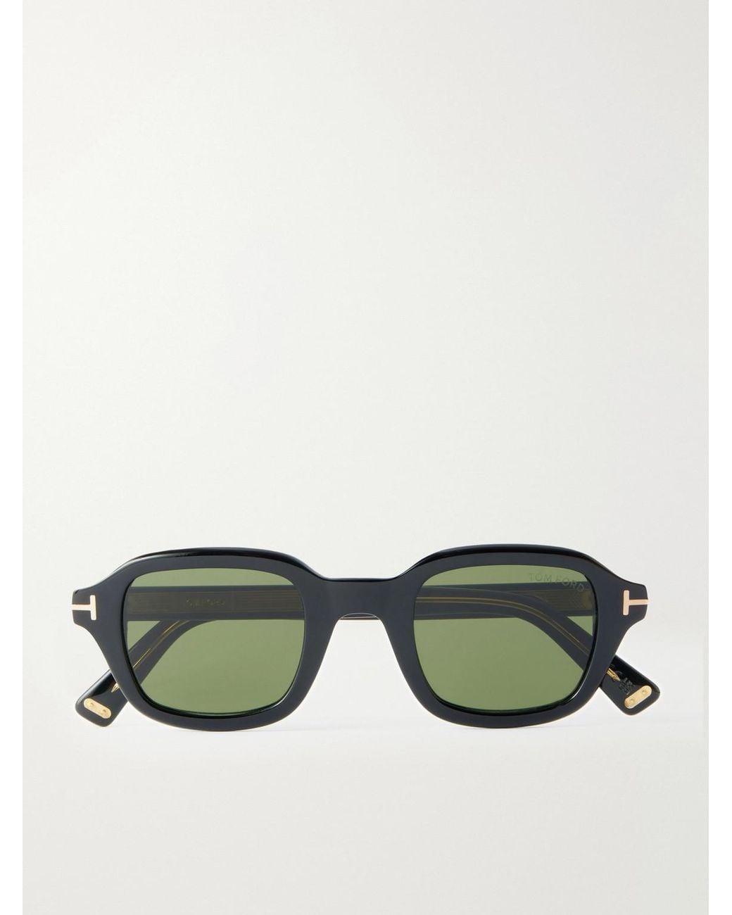 Tom Ford Green Square-Frame Acetate Sunglasses for men