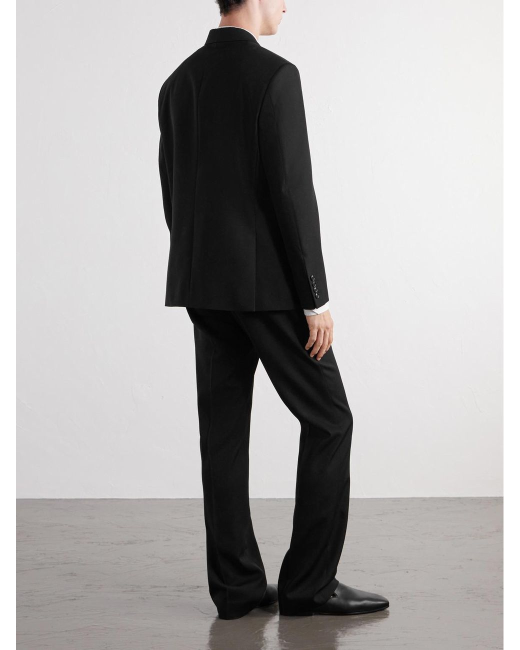 Totême Black Wool Suit Jacket for men
