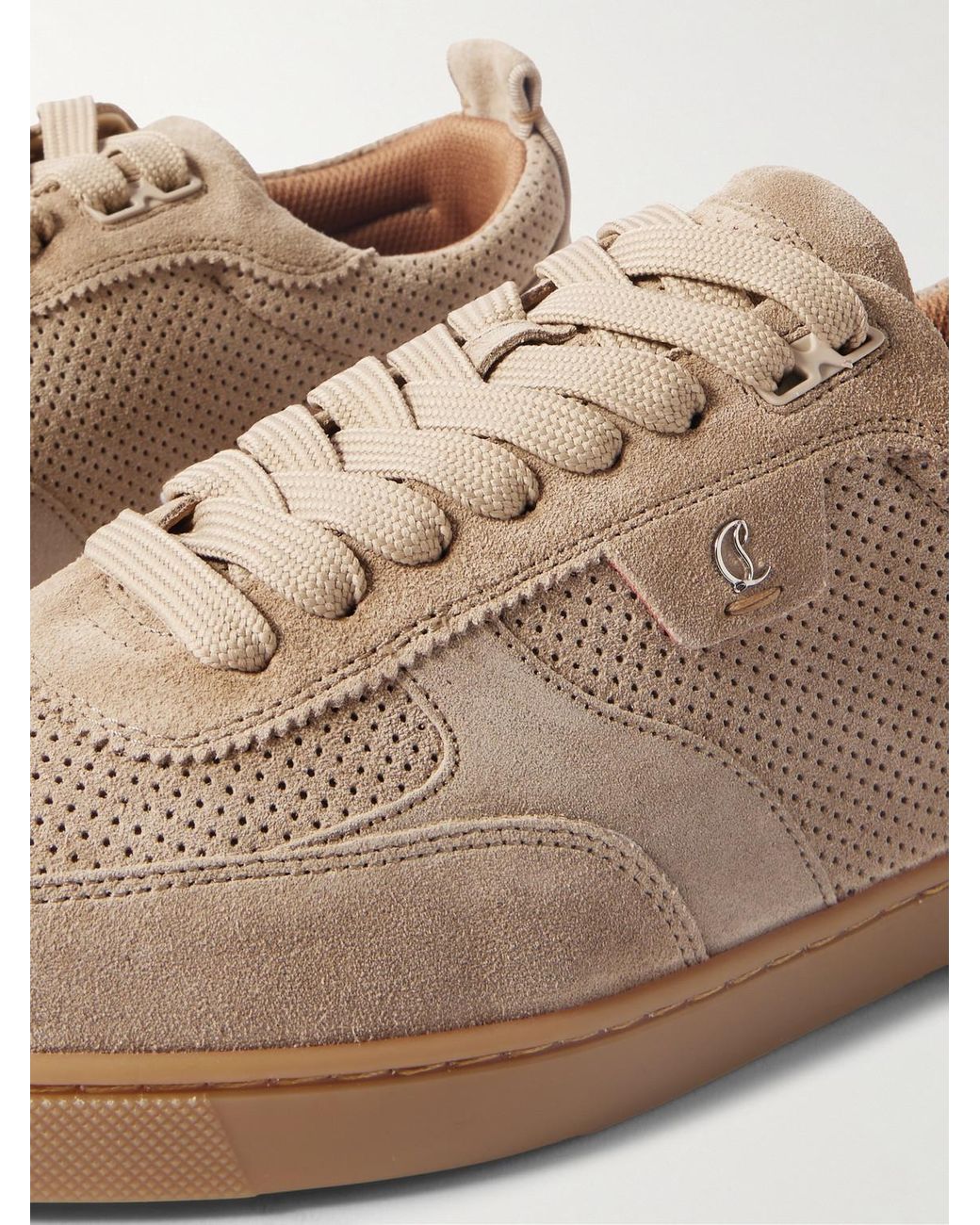 Christian Louboutin Brown Tutti Rui Suede Sneaker for men