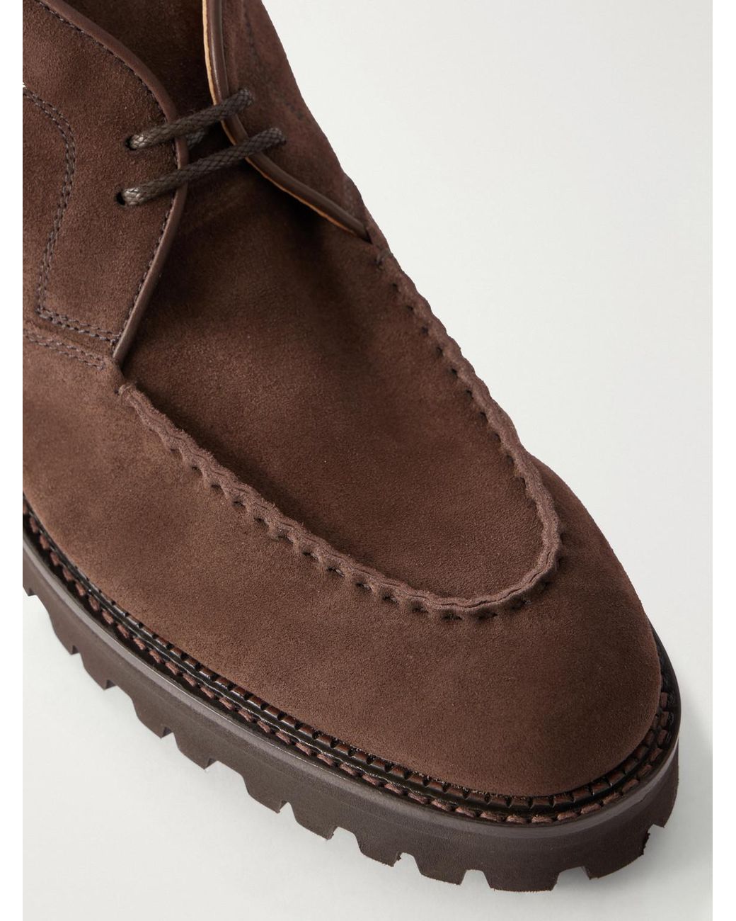 John Lobb Brown Field Chukka Desert Boots for men