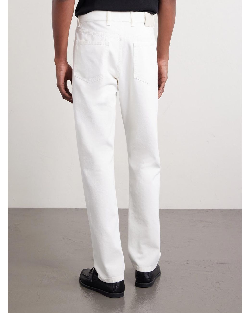 Zegna White Straight-leg Jeans for men
