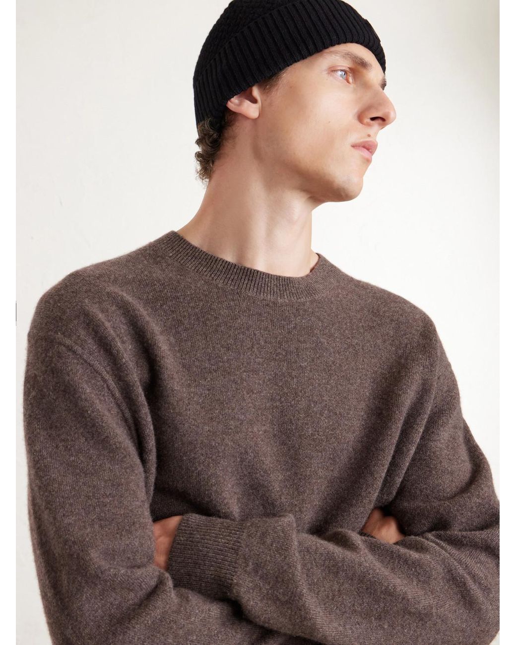 Moncler Black Logo-Appliquéd Wool And Cashmere-Blend Beanie for men