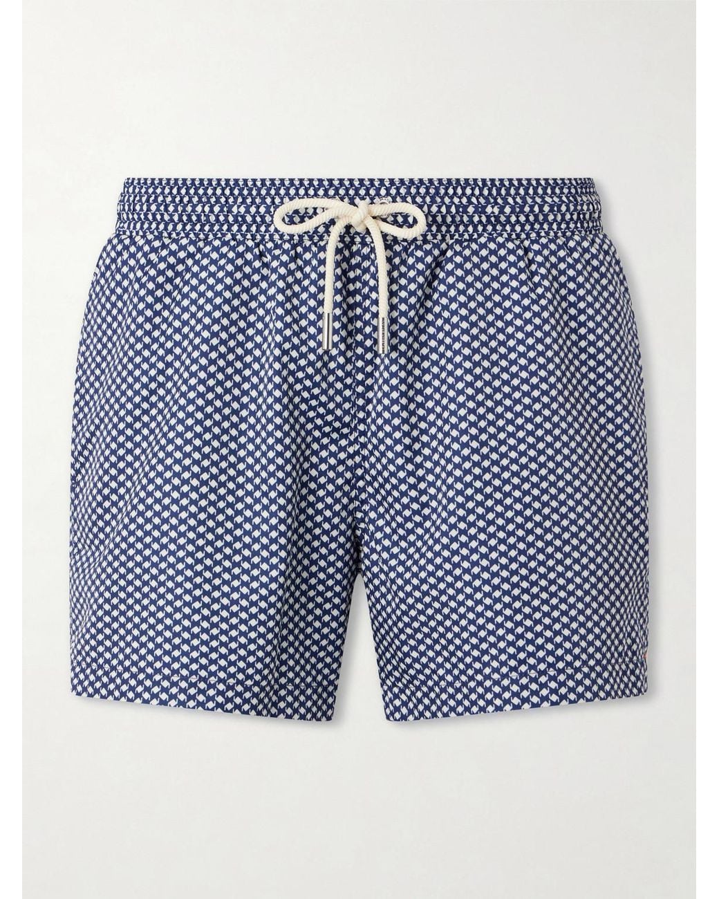 Orlebar Brown Blue Jack Ii Straight-Leg Mid-Length Printed Swim Shorts for men