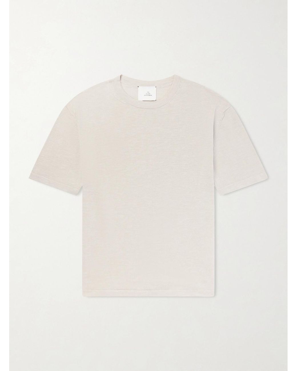 The Elder Statesman White Lenny Ribbed Wool for men