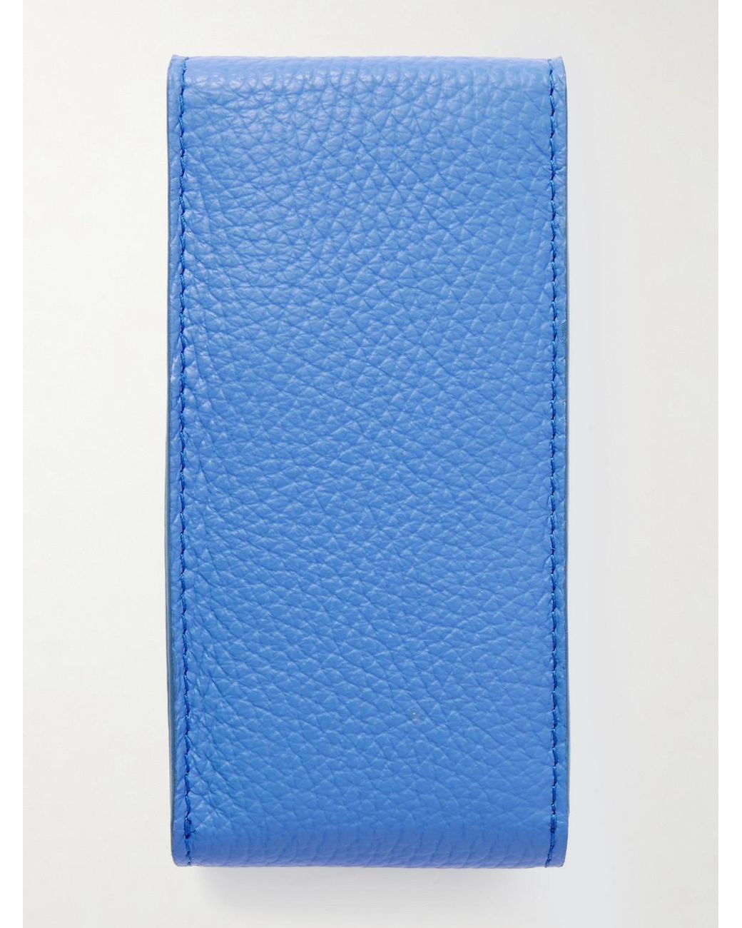 Rapport Blue Portobello Full-Grain Leather Watch Pouch for men