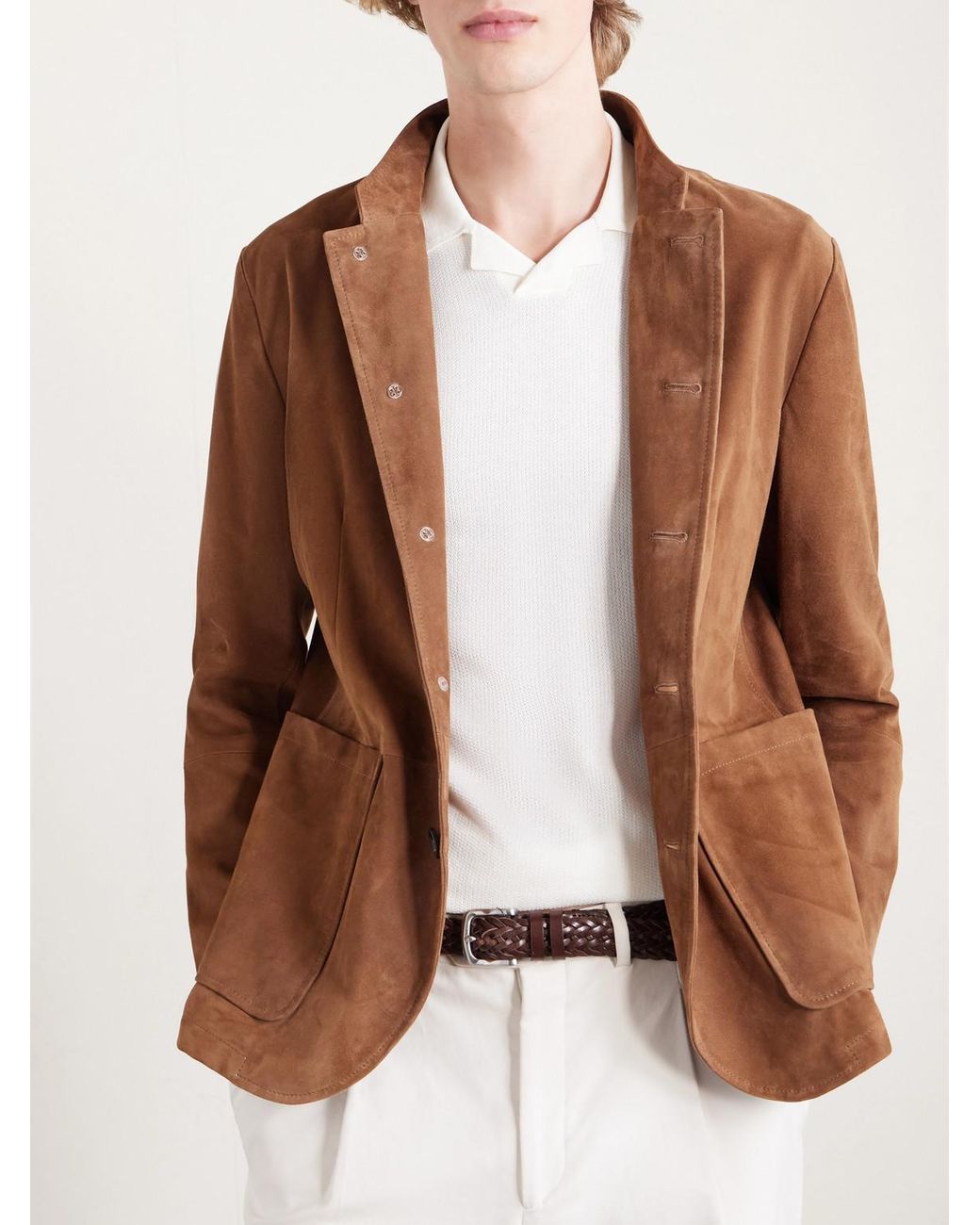 Eleventy Natural Cotton Polo Shirt for men