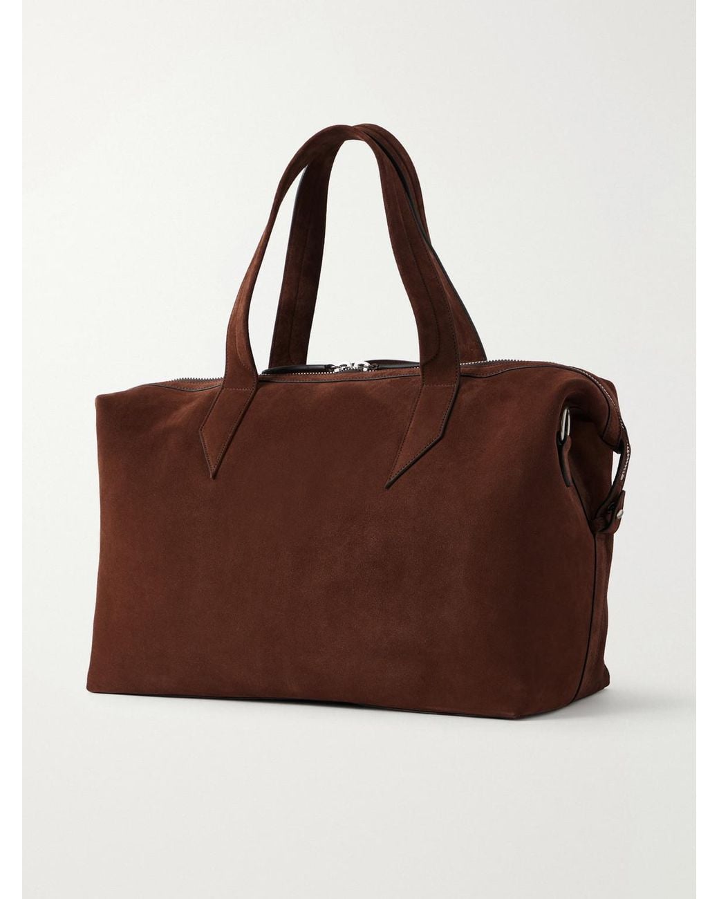 Metier Brown Nomad All Day Suede Weekend Bag for men