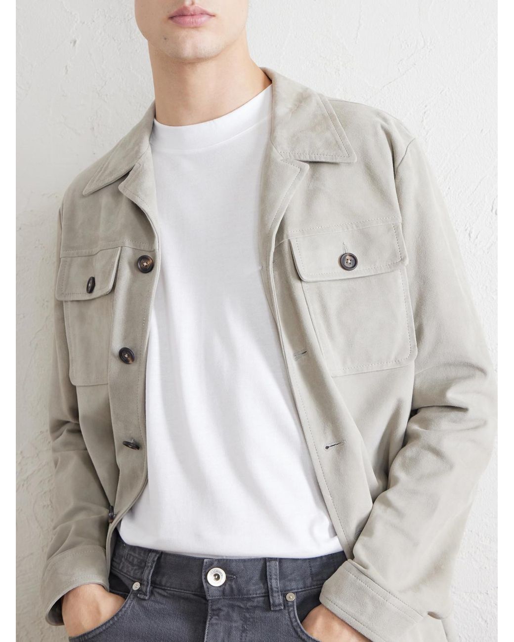 Eleventy White Cotton-Jersey T-Shirt for men