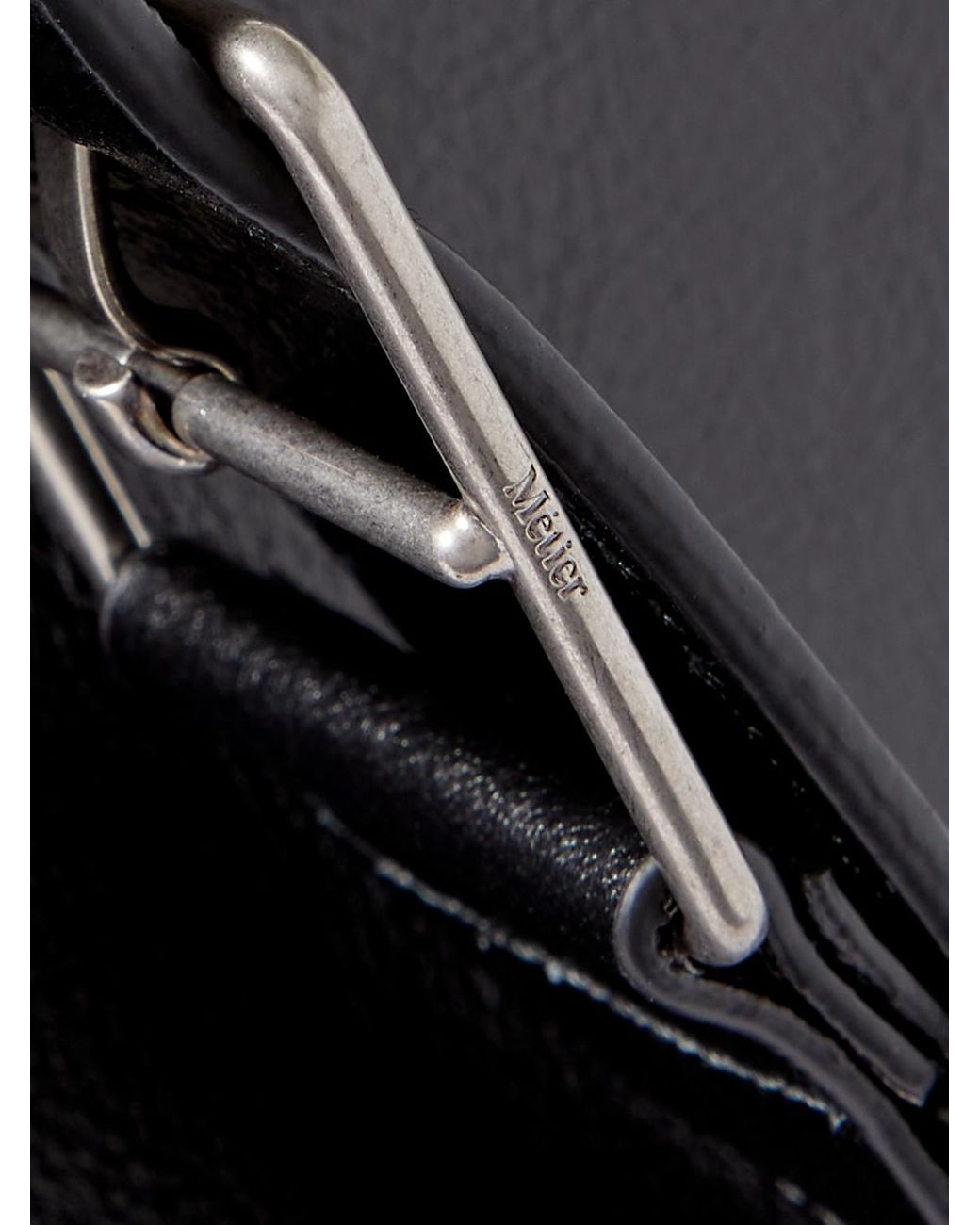 Metier Black Mariner Elvis Leather Tote Bag for men