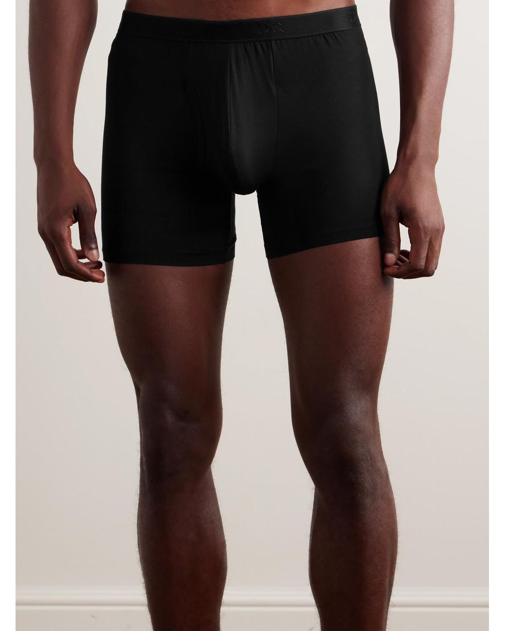 Derek Rose Black Alex 1 Stretch-Micro Modal Boxer Briefs for men