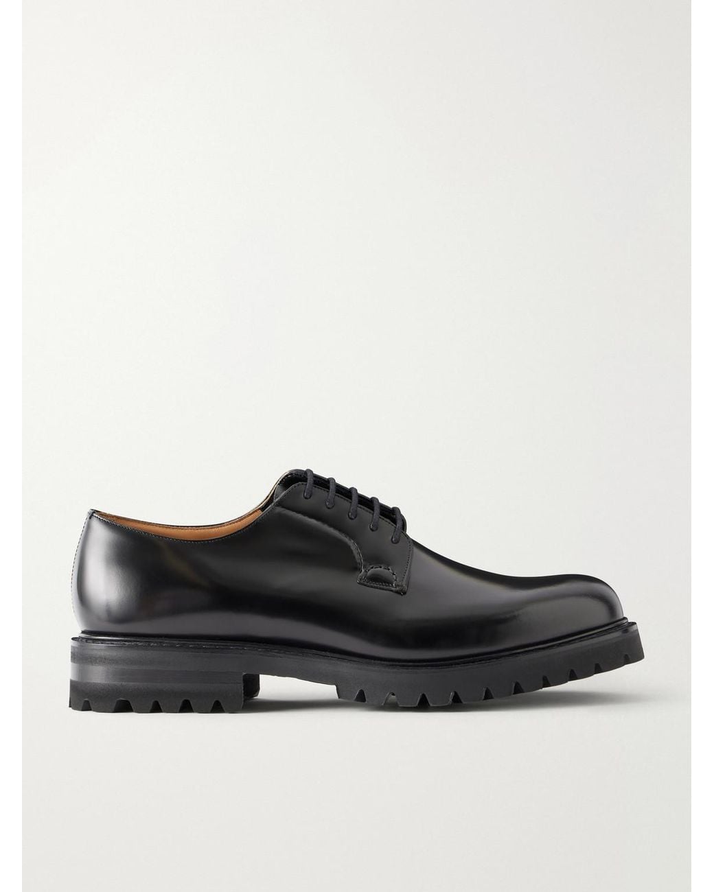 Church's Black Shannon Full-Grain Leather Derby Shoes for men