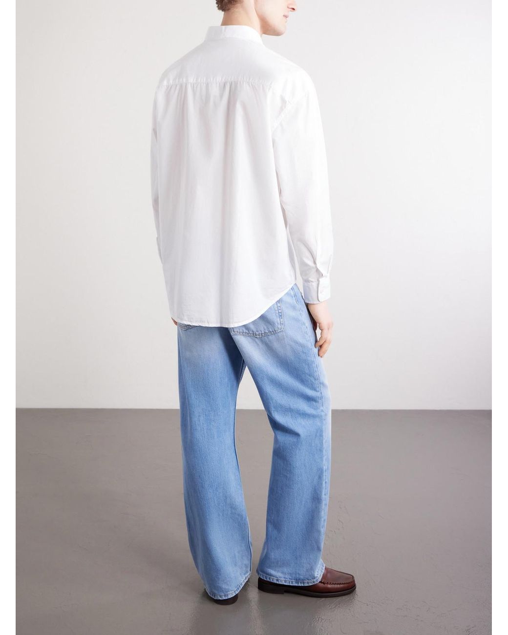 Altea White Cotton-poplin Shirt for men