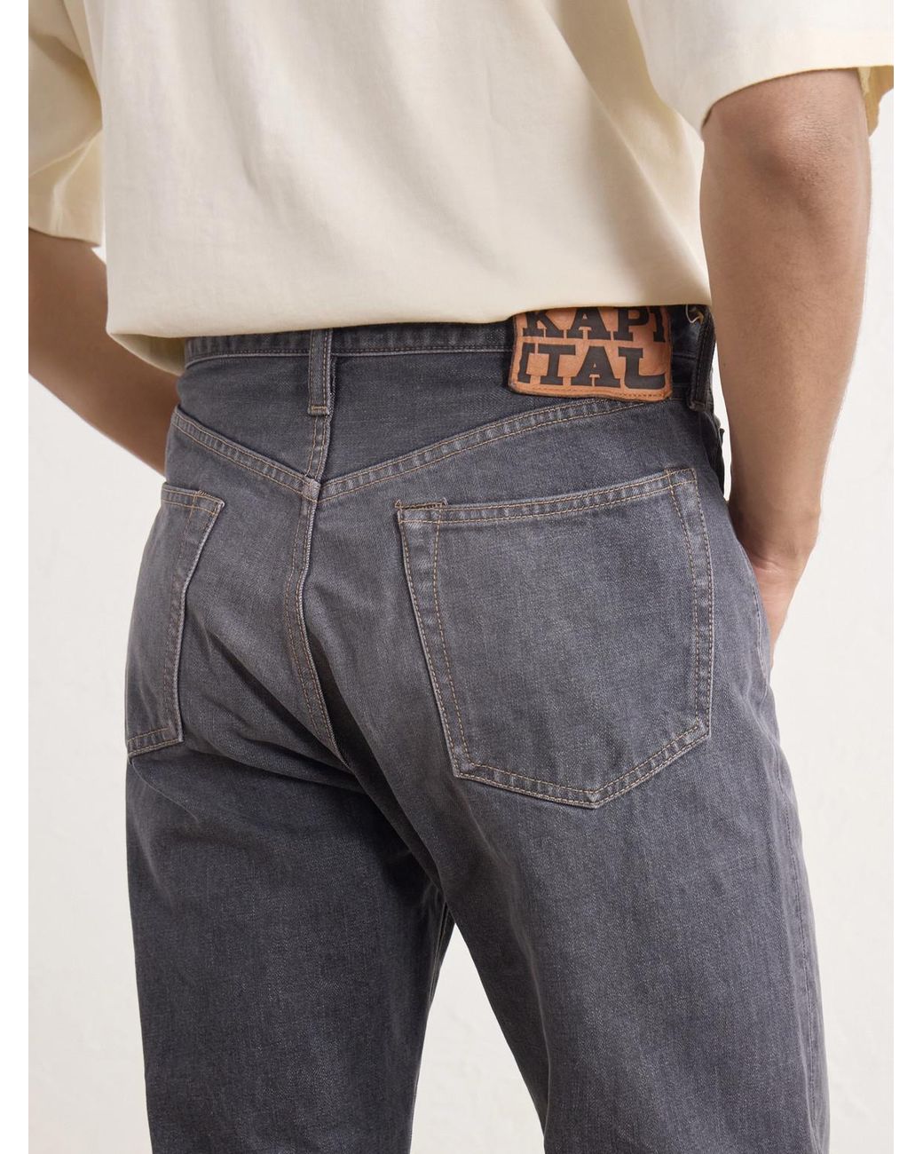 Kapital Blue Straight-leg Jeans for men