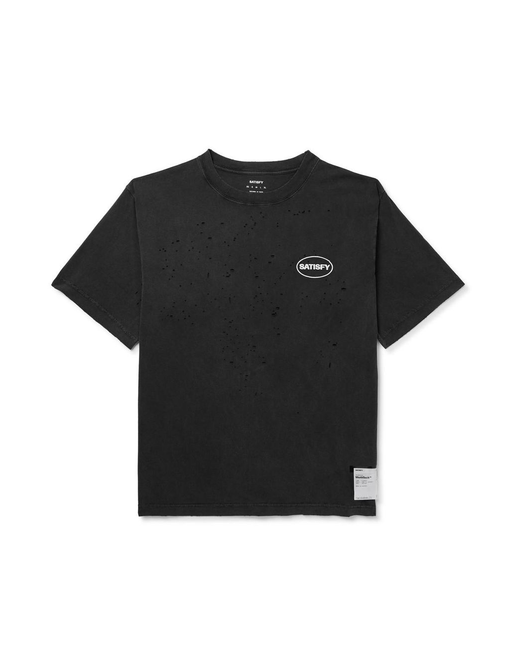 SATISFY MothTech Distressed Off Tシャツ