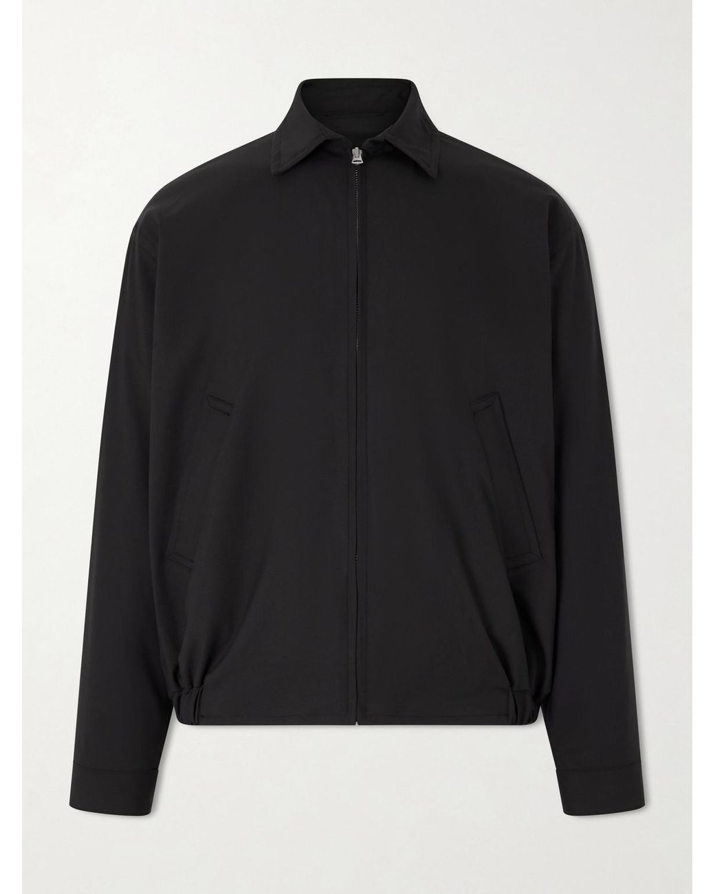 Kaptain Sunshine Black Wool Blouson Jacket for men