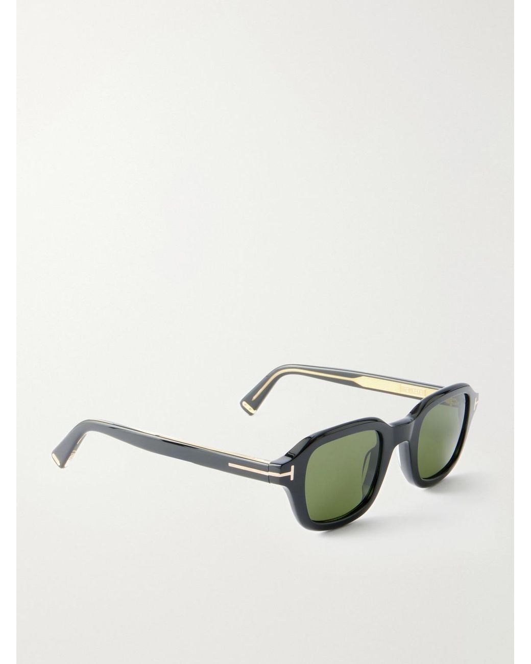 Tom Ford Green Square-Frame Acetate Sunglasses for men
