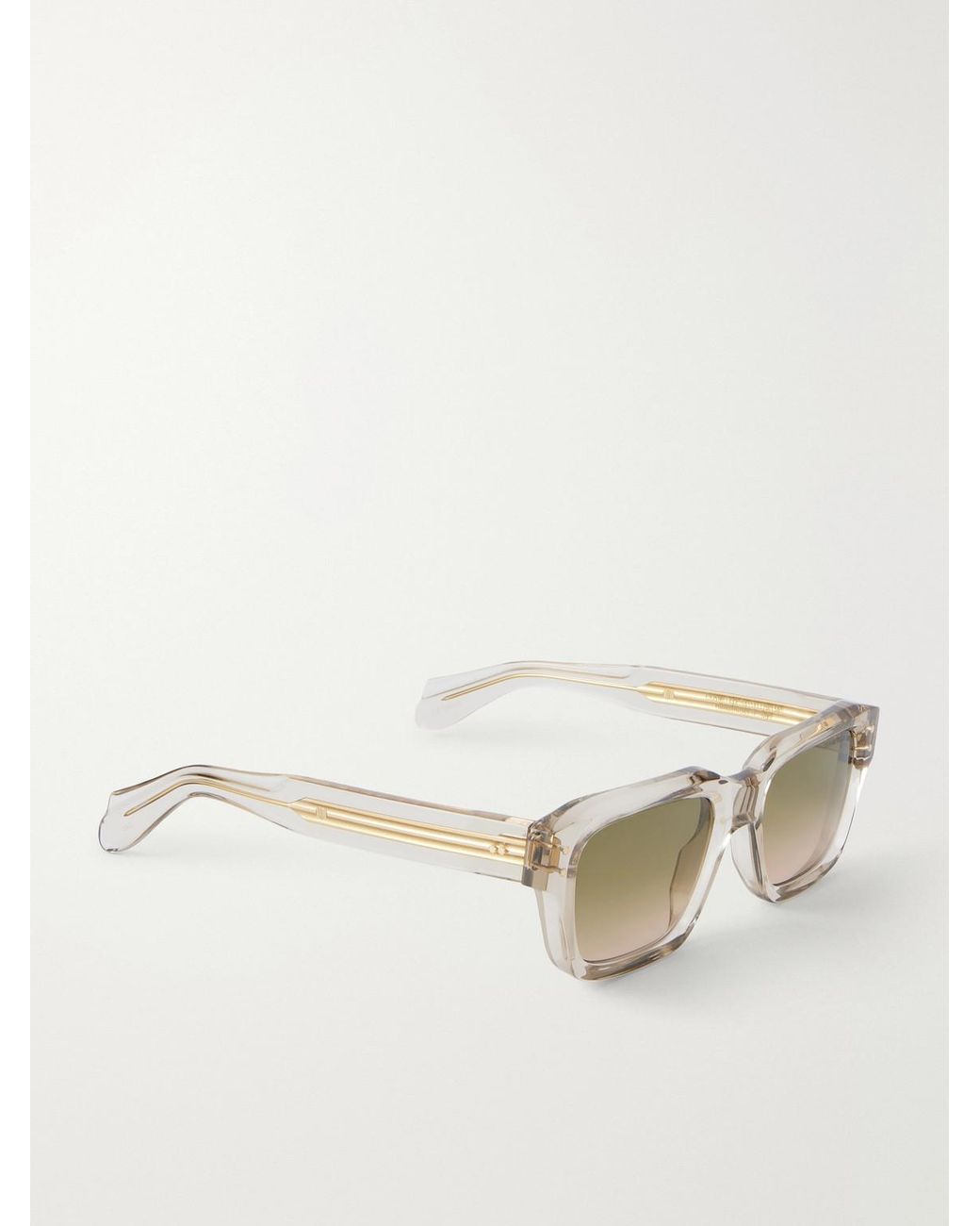 Cutler & Gross Natural 1432 Square-Frame Acetate Sunglasses for men