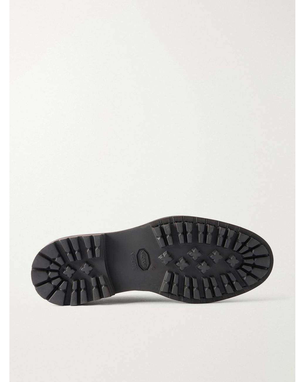 Mr P. Brown Suede Derby Shoes for men