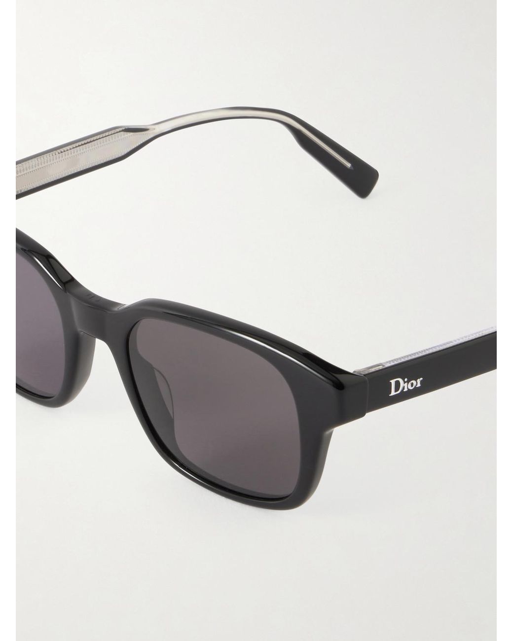 Dior Black Dioribbon S1I Square-Frame Acetate Sunglasses for men