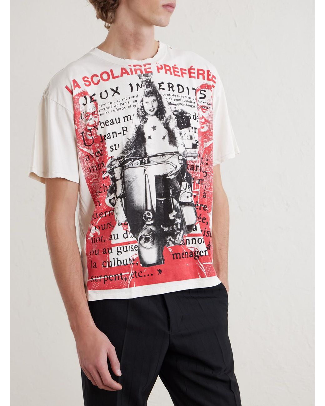 Enfants Riches Deprimes La Scolaire Préféree Printed Distressed