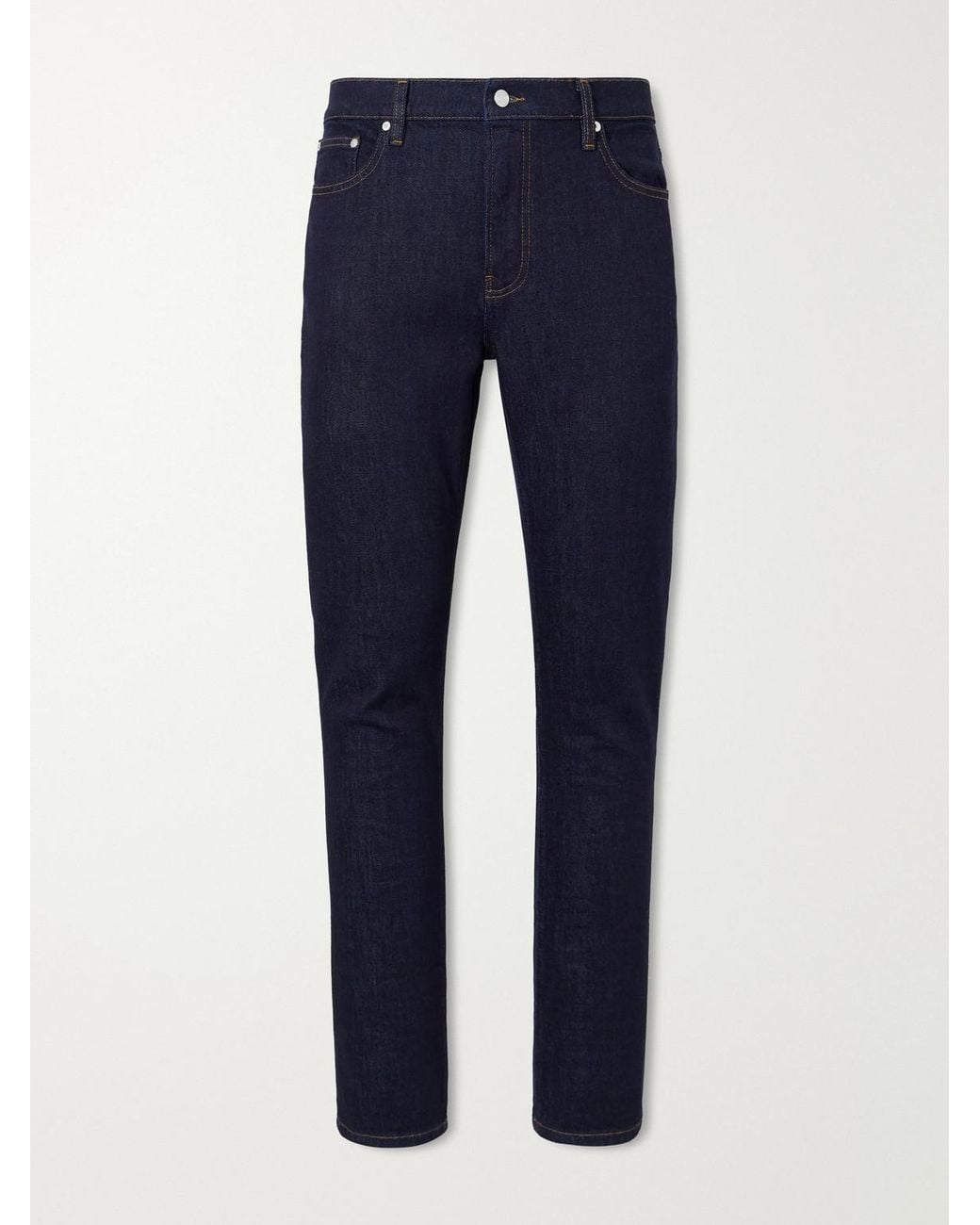 FRAME Blue Modern Straight-Leg Jeans for men