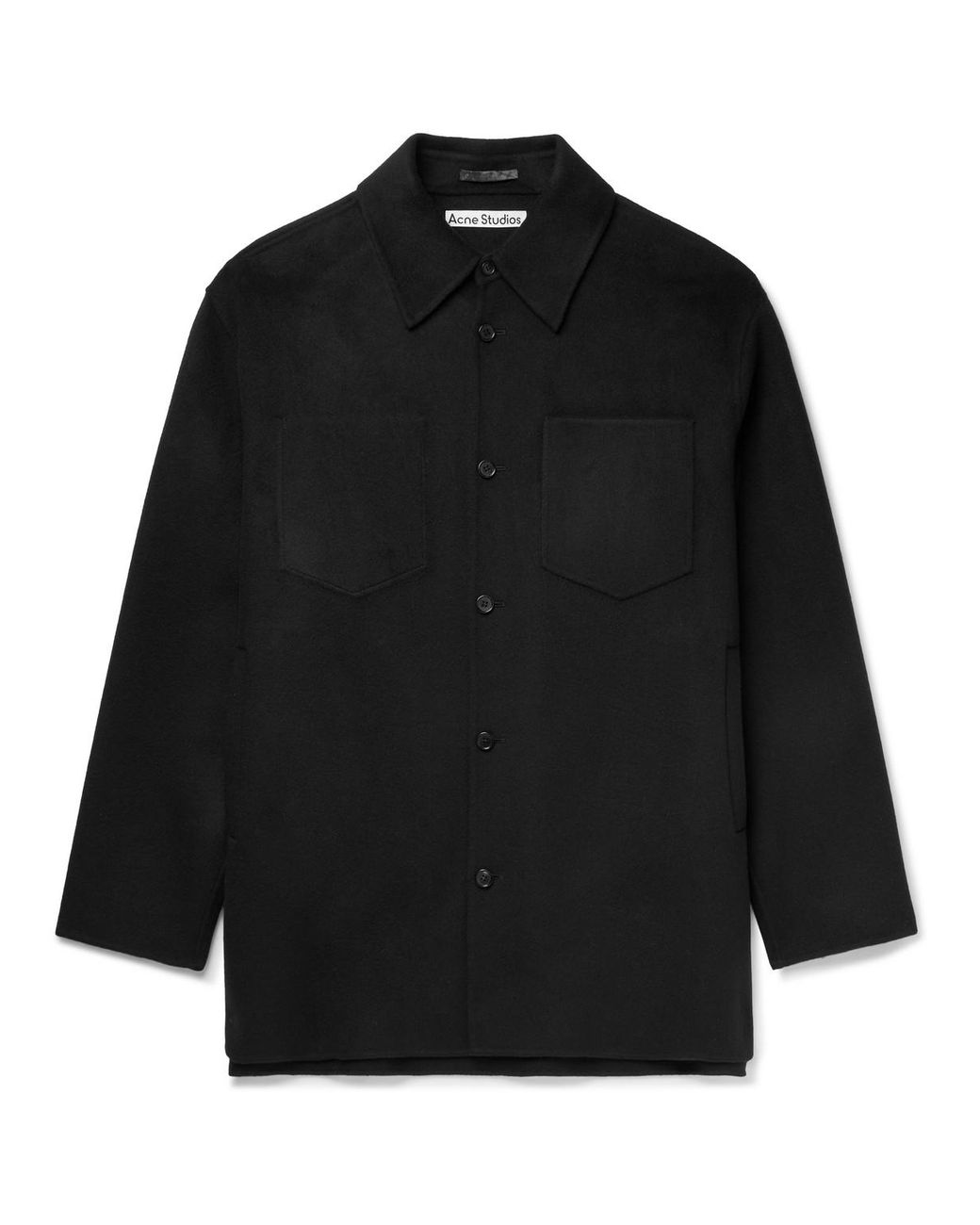 Orange Wool Acne Studios Wool Overshirt Acne Studios Oversized