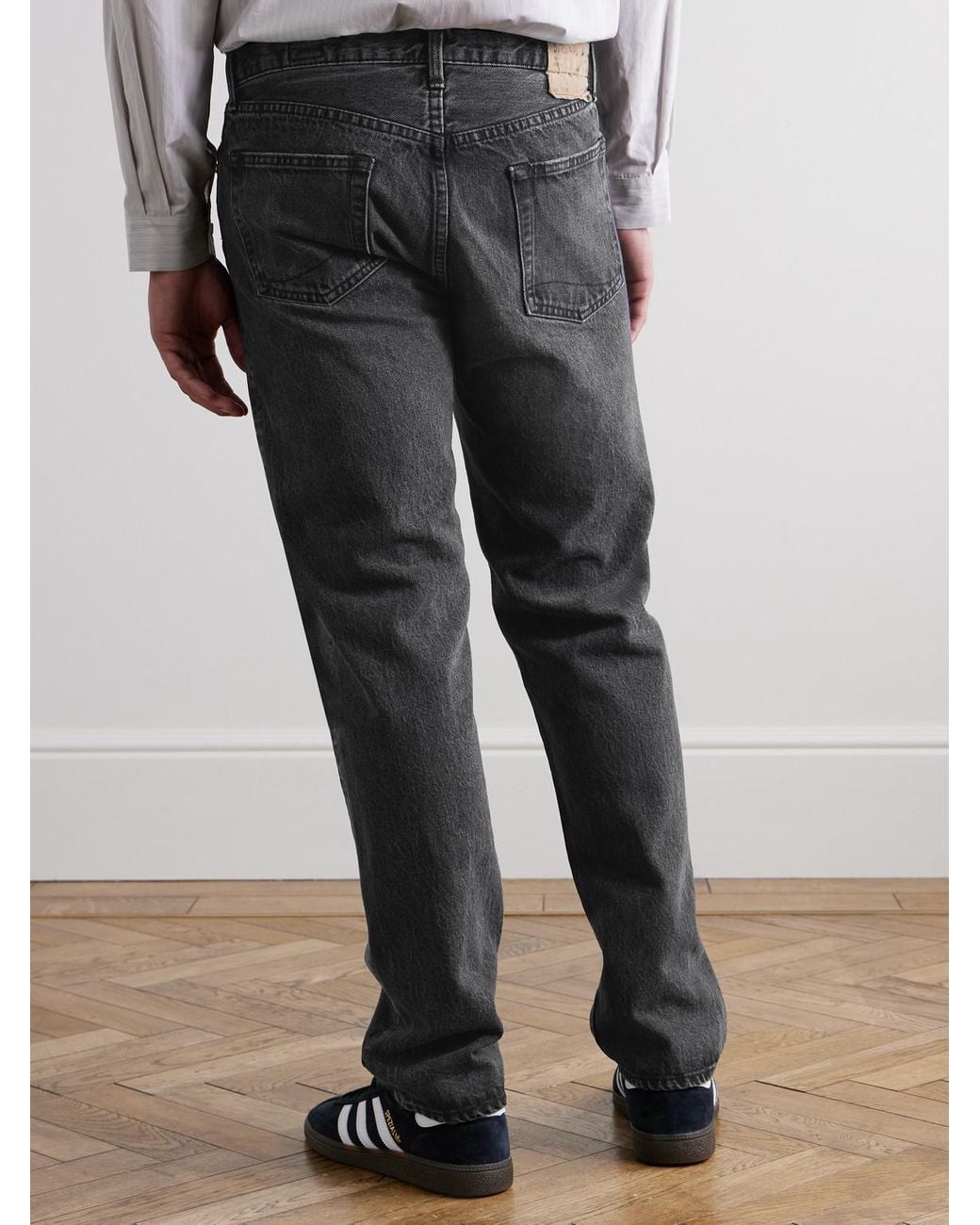 Orslow Gray 107 Slim-Fit Jeans for men