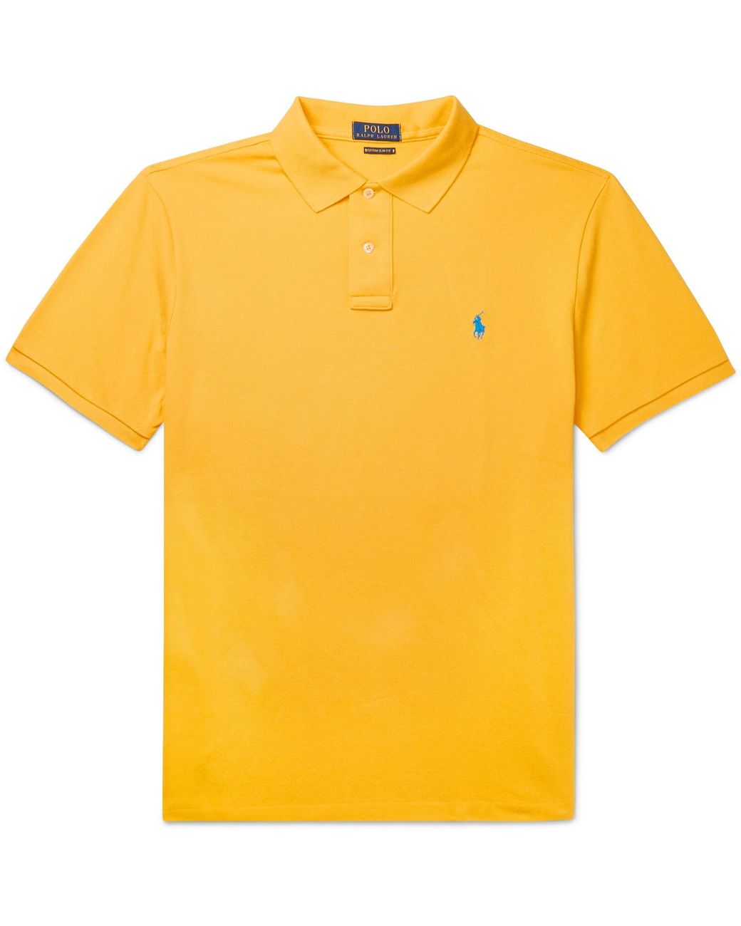Polo Ralph Lauren Slim-fit Logo-embroidered Cotton-piqué Polo Shirt in ...