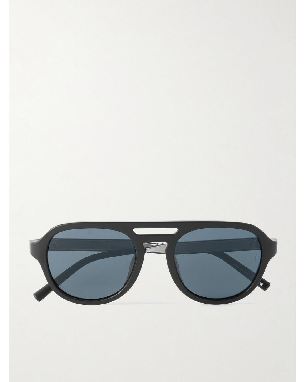 Oliver Peoples Blue Roger Federer R-13 Double-bridge Aviator-style Acetate Sunglasses for men