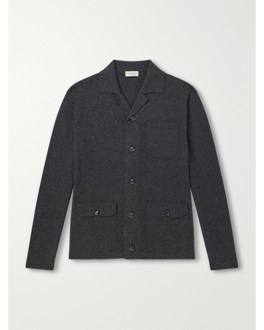 Piacenza 1733 Blue Cashmere Cardigan for men