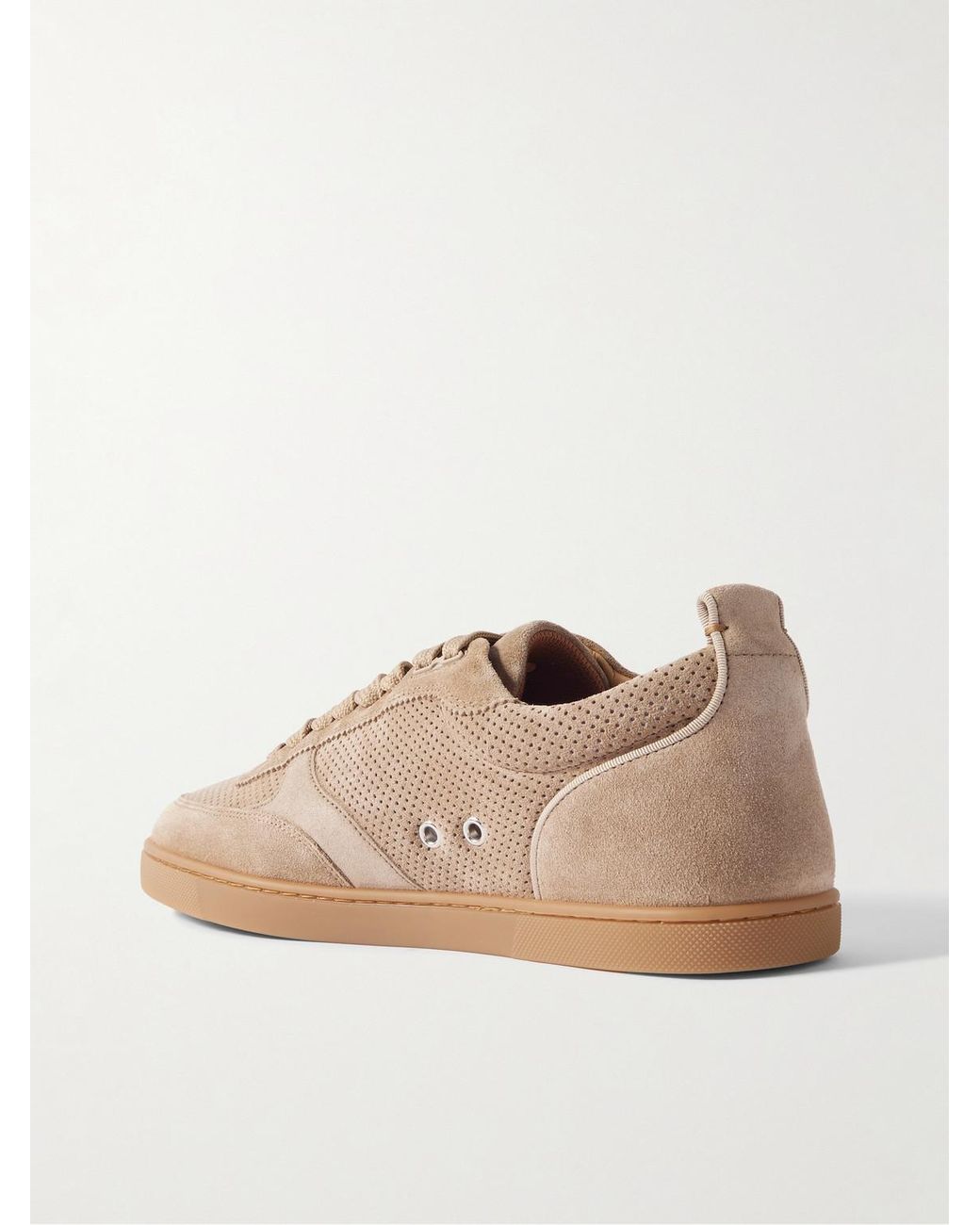 Christian Louboutin Brown Tutti Rui Suede Sneaker for men