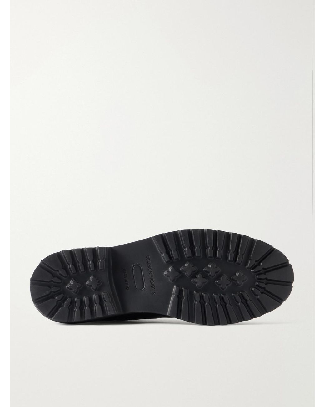 Common Projects Black Piuma Leather Boots for men