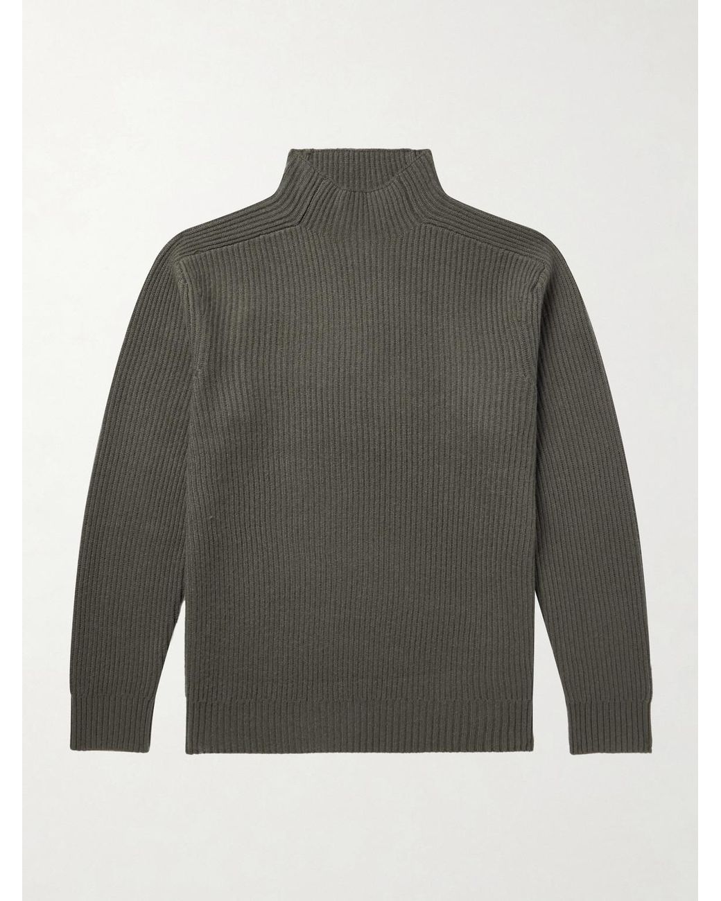 Mr P. Gray Cashmere Rollneck Sweater for men