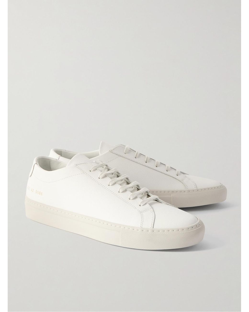 Common Projects Original Achilles Full Grain Leather Sneakers in Natural for Men Lyst UK
